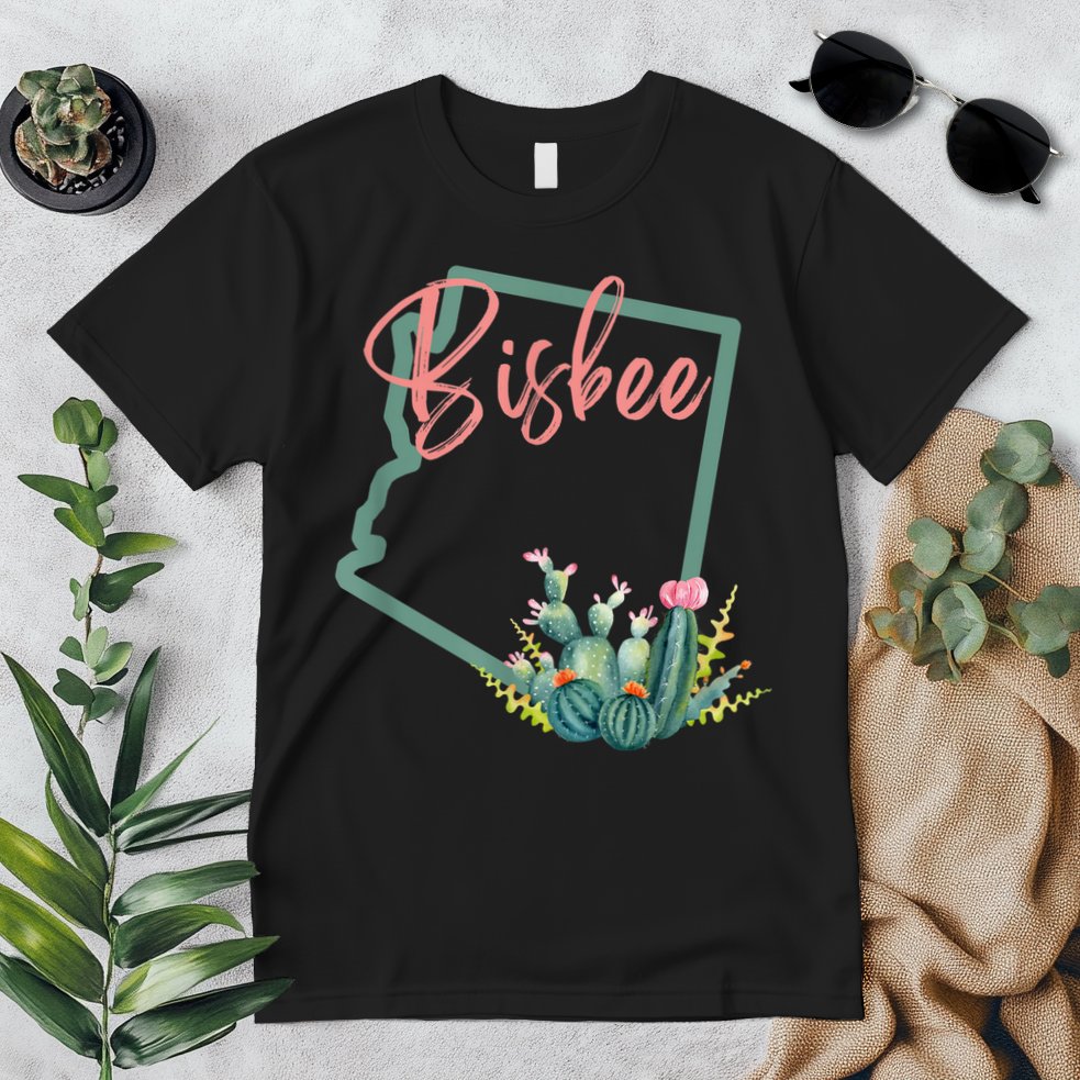 Bisbee Arizona Cacti State Souvenir Premium T-Shirt