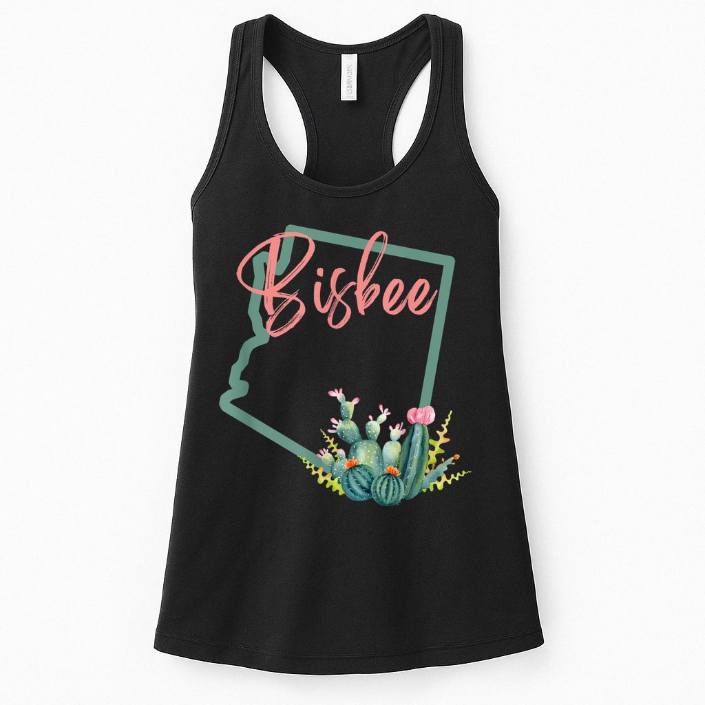 Bisbee Arizona Cacti State Souvenir Womens Tank Top