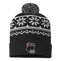 Bisbee Arizona Cacti State Souvenir USA-Made Snowflake Beanie