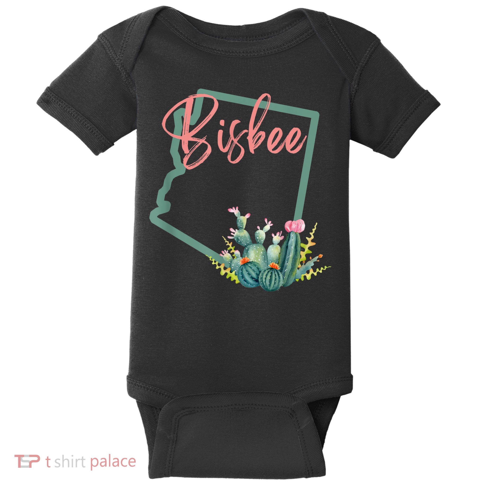 Bisbee Arizona Cacti State Souvenir Baby Bodysuit