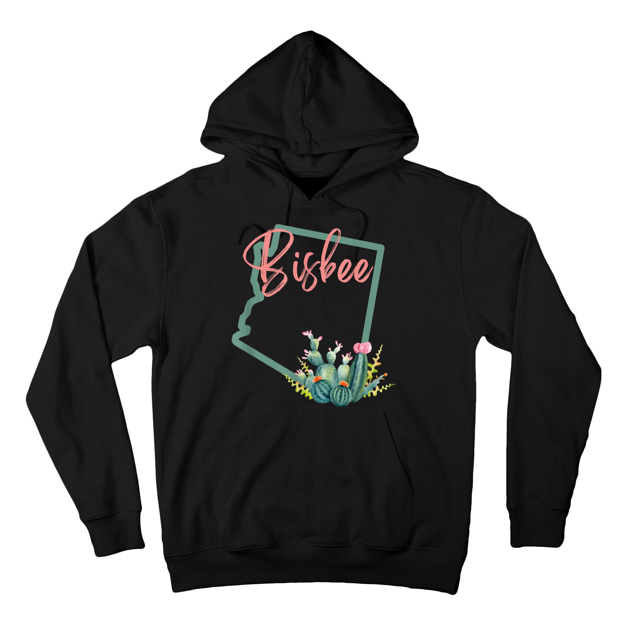 Bisbee Arizona Cacti State Souvenir Tall Hoodie
