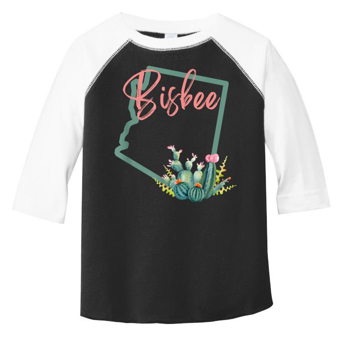 Bisbee Arizona Cacti State Souvenir Toddler Fine Jersey T-Shirt