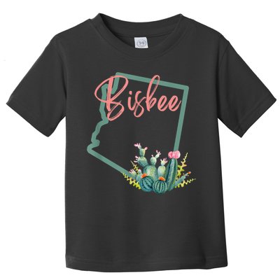 Bisbee Arizona Cacti State Souvenir Toddler T-Shirt