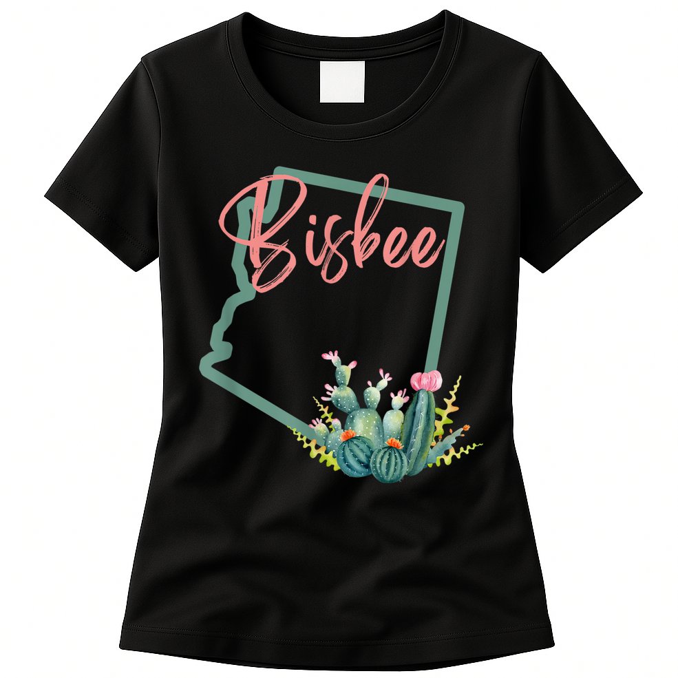 Bisbee Arizona Cacti State Souvenir Womens T-Shirt
