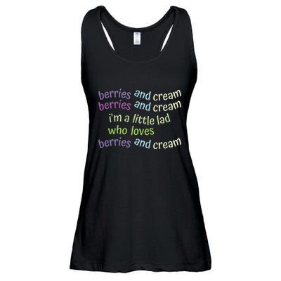Berries And Cream Ladies Essential Flowy Tank