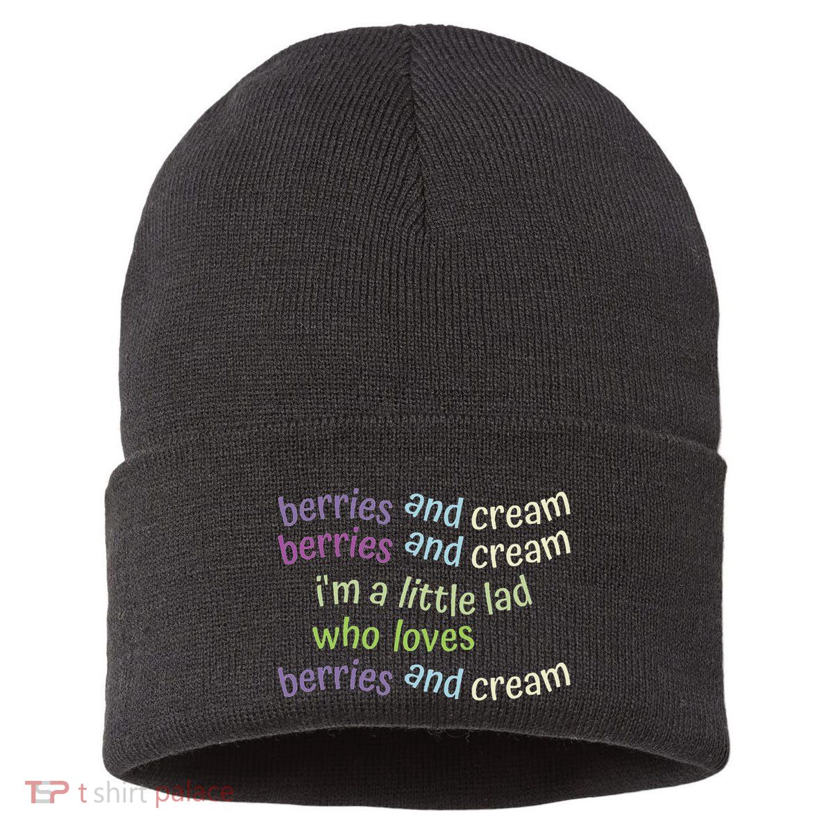 Berries And Cream Sustainable Knit Beanie