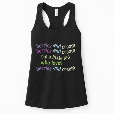 Berries And Cream Womens Tank Top