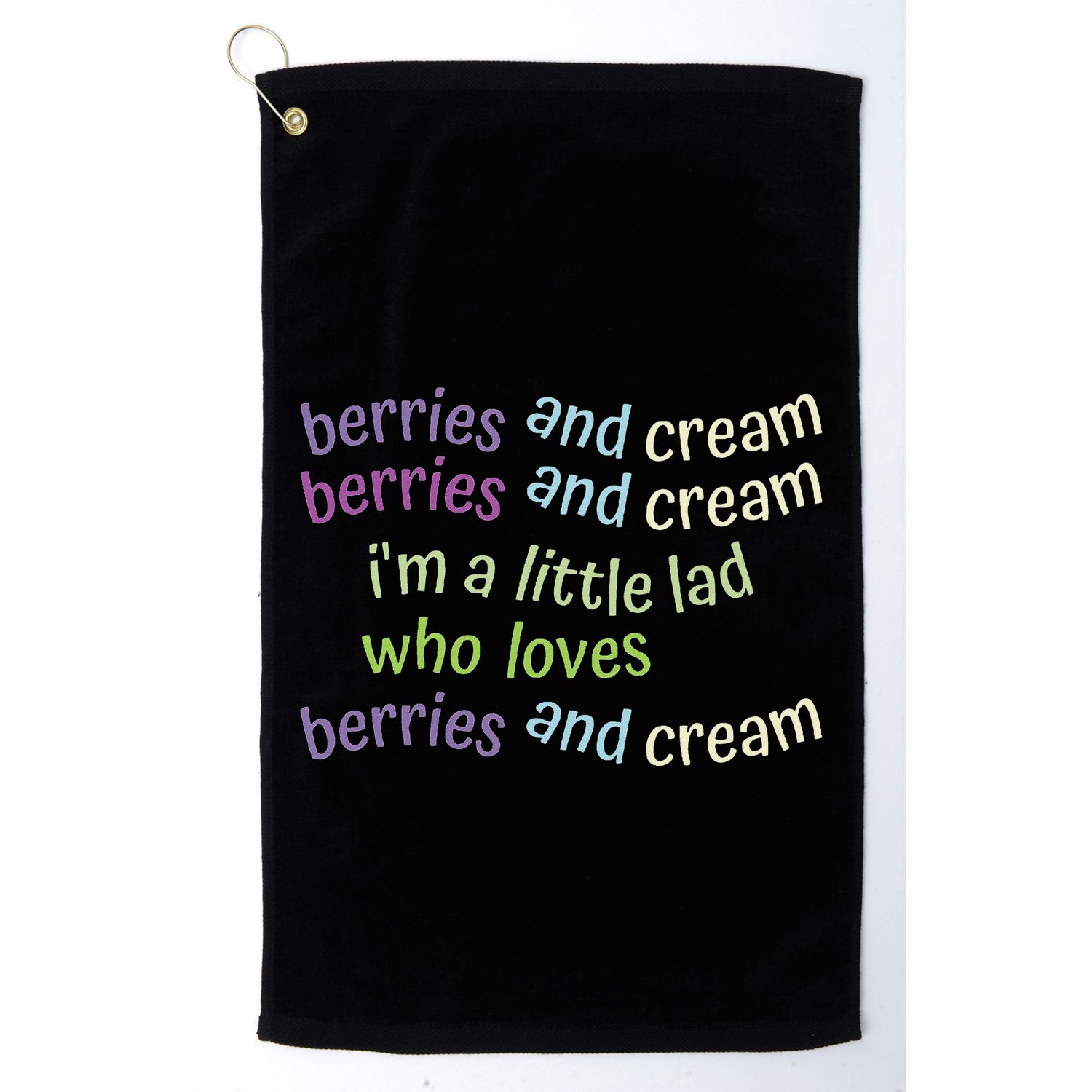 Berries And Cream Golf Towel