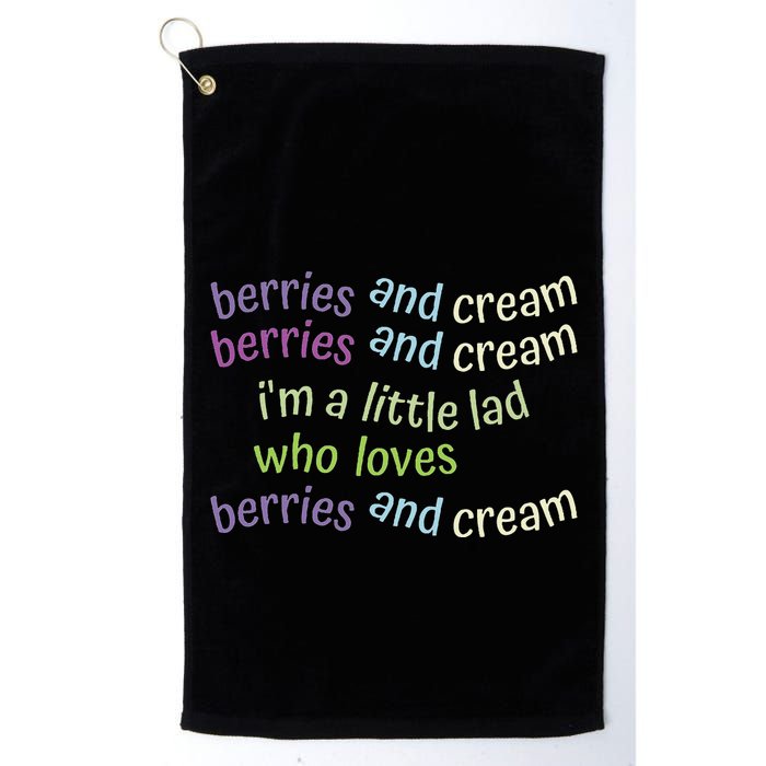 Berries And Cream Golf Towel
