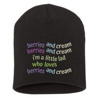 Berries And Cream Short Acrylic Beanie