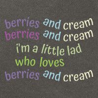 Berries And Cream Cotton Canvas Backpack