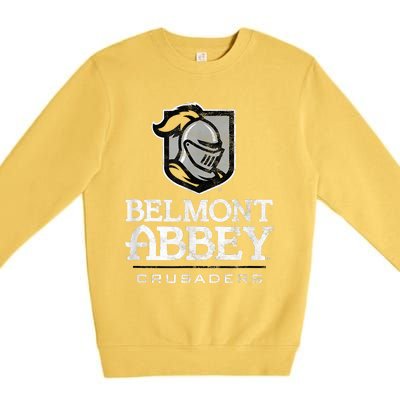 Belmont Abbey College Crusaders Large Premium Crewneck Sweatshirt