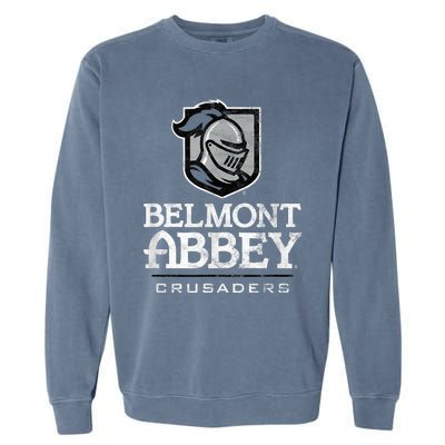 Belmont Abbey College Crusaders Large Garment-Dyed Sweatshirt