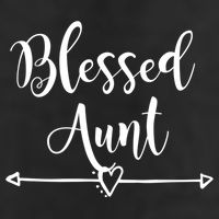 Blessed Aunt Cute Aunt Vibes For Best Auntie Gift 25L Jumbo Tote