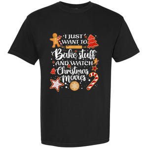 Baking and Christmas Movie Lover Festive Gift Garment-Dyed Heavyweight T-Shirt