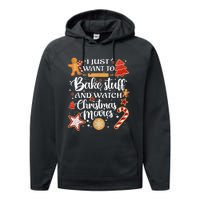 Baking and Christmas Movie Lover Festive Gift Performance Fleece Hoodie