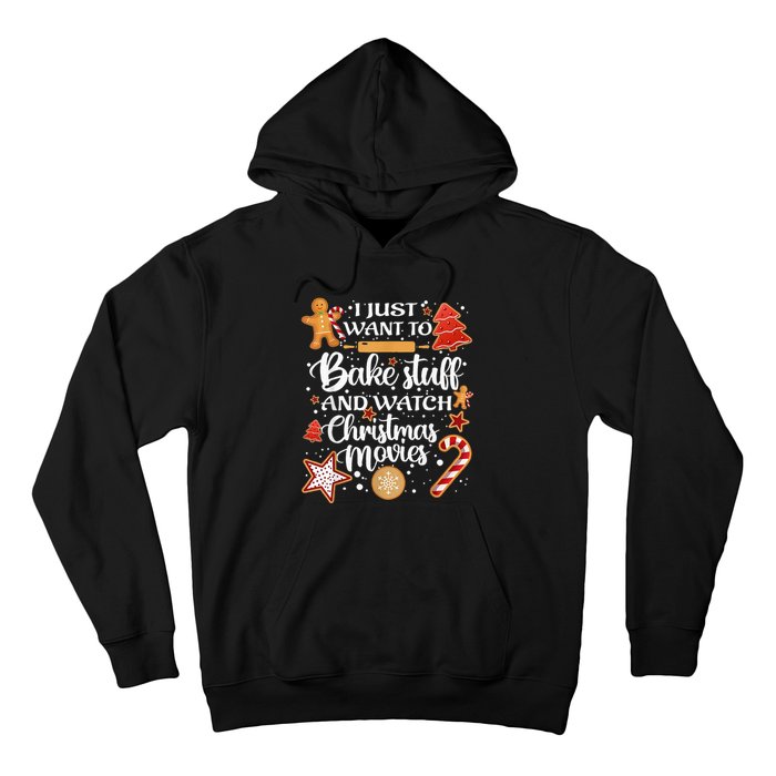 Baking and Christmas Movie Lover Festive Gift Hoodie