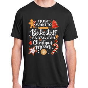 Baking and Christmas Movie Lover Festive Gift Adult ChromaSoft Performance T-Shirt