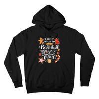 Baking and Christmas Movie Lover Festive Gift Tall Hoodie