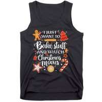 Baking and Christmas Movie Lover Festive Gift Tank Top