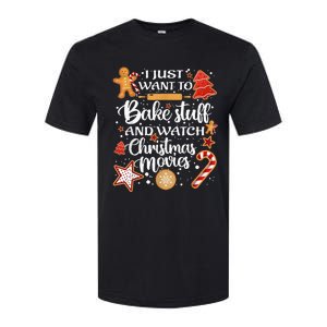 Baking and Christmas Movie Lover Festive Gift Softstyle CVC T-Shirt