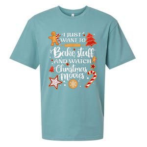 Baking and Christmas Movie Lover Festive Gift Sueded Cloud Jersey T-Shirt