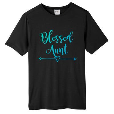 Blessed Aunt Cute Aunt Vibes For Best Auntie Gift Tall Fusion ChromaSoft Performance T-Shirt