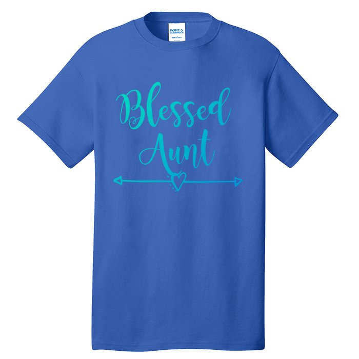 Blessed Aunt Cute Aunt Vibes For Best Auntie Gift Tall T-Shirt