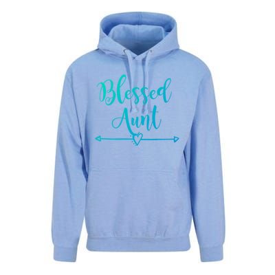 Blessed Aunt Cute Aunt Vibes For Best Auntie Gift Unisex Surf Hoodie