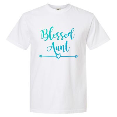 Blessed Aunt Cute Aunt Vibes For Best Auntie Gift Garment-Dyed Heavyweight T-Shirt