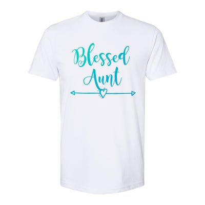 Blessed Aunt Cute Aunt Vibes For Best Auntie Gift Softstyle CVC T-Shirt