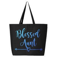 Blessed Aunt Cute Aunt Vibes For Best Auntie Gift 25L Jumbo Tote