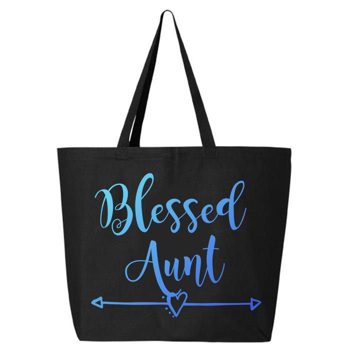 Blessed Aunt Cute Aunt Vibes For Best Auntie Gift 25L Jumbo Tote