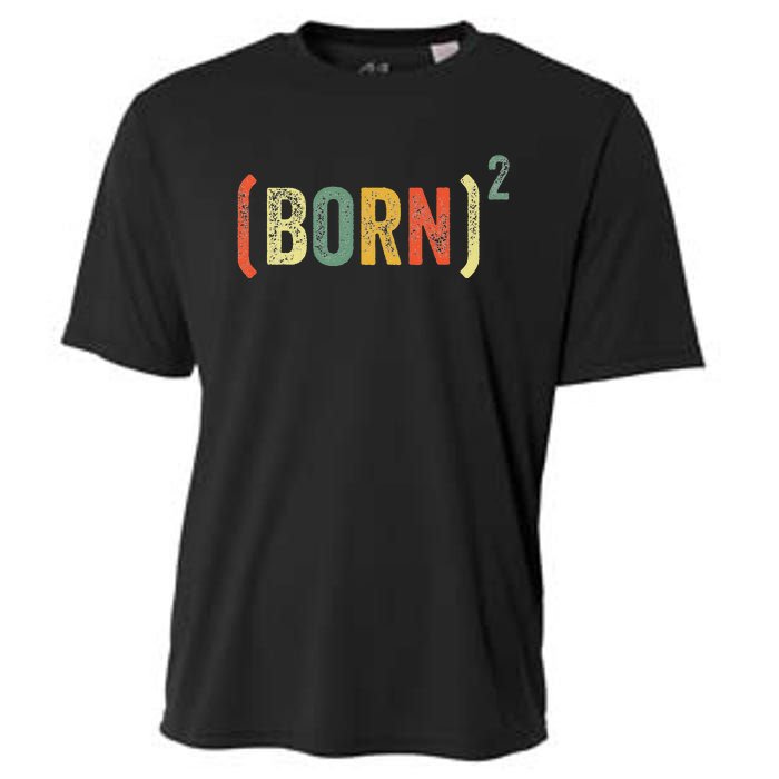 Born Again Christian Easter God Baptism Born Squared (Born)2 Cooling Performance Crew T-Shirt