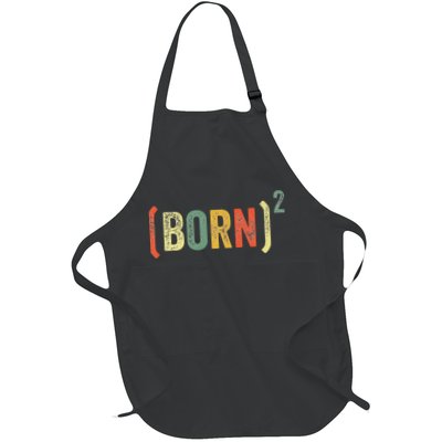 Born Again Christian Easter God Baptism Born Squared (Born)2 Apron