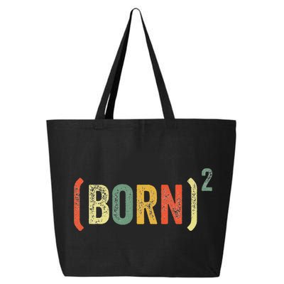 Born Again Christian Easter God Baptism Born Squared (Born)2 25L Jumbo Tote