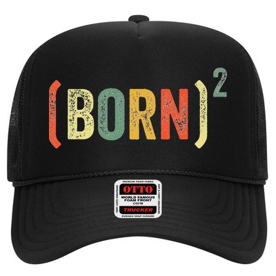 Born Again Christian Easter God Baptism Born Squared (Born)2 Trucker Hat