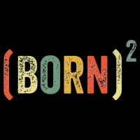 Born Again Christian Easter God Baptism Born Squared (Born)2 Cropped Pullover Crew