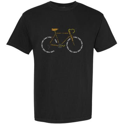 Bicycle Anatomy Cute Cycling Is Life Garment-Dyed Heavyweight T-Shirt