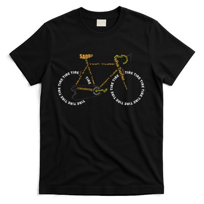 Bicycle Anatomy Cute Cycling Is Life T-Shirt