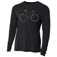 Bicycle Anatomy Cute Cycling Is Life Cooling Performance Long Sleeve Crew