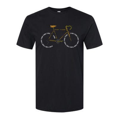 Bicycle Anatomy Cute Cycling Is Life Softstyle CVC T-Shirt