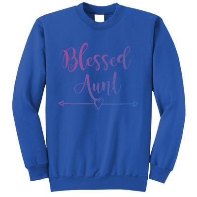 Blessed Aunt Cute Aunt Vibes For Best Auntie Gift Sweatshirt