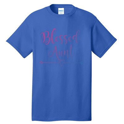 Blessed Aunt Cute Aunt Vibes For Best Auntie Gift Tall T-Shirt