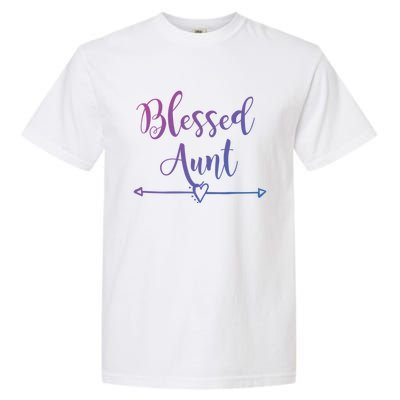 Blessed Aunt Cute Aunt Vibes For Best Auntie Gift Garment-Dyed Heavyweight T-Shirt