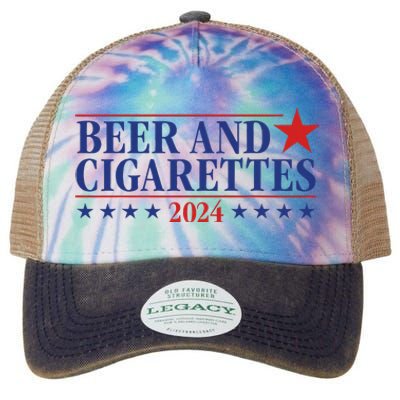 Beer And Cigarettes 2024 Legacy Tie Dye Trucker Hat