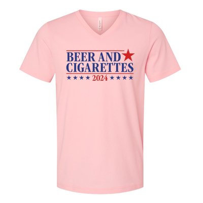 Beer And Cigarettes 2024 V-Neck T-Shirt