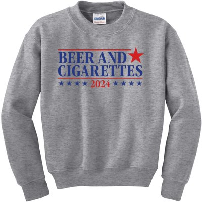 Beer And Cigarettes 2024 Kids Sweatshirt