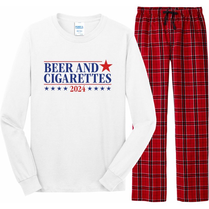 Beer And Cigarettes 2024 Long Sleeve Pajama Set