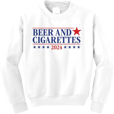 Beer And Cigarettes 2024 Kids Sweatshirt